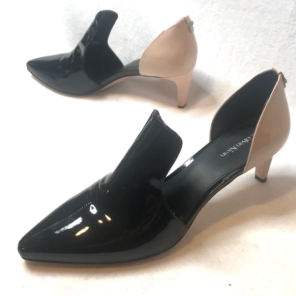 NWOT Calvin Klein Black D ́orsay Nettle Pumps